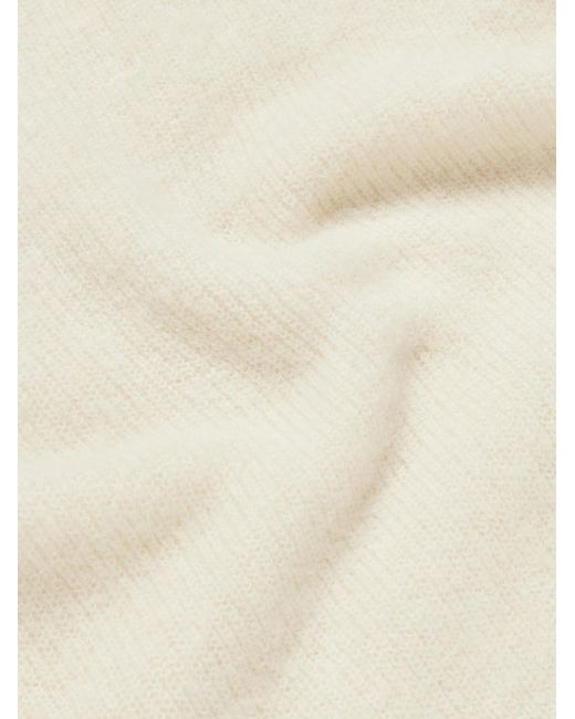 Beams Plus Natural Alpaca-Blend Sweater for men