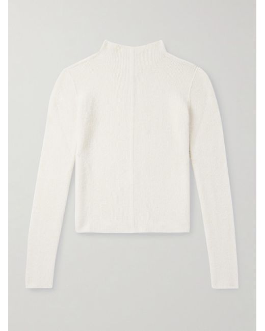 Pullover Slim-Fit di Rick Owens in White da Uomo