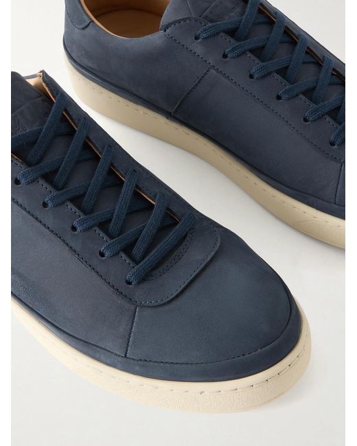 Mulo Blue Nubuck Sneakers for men
