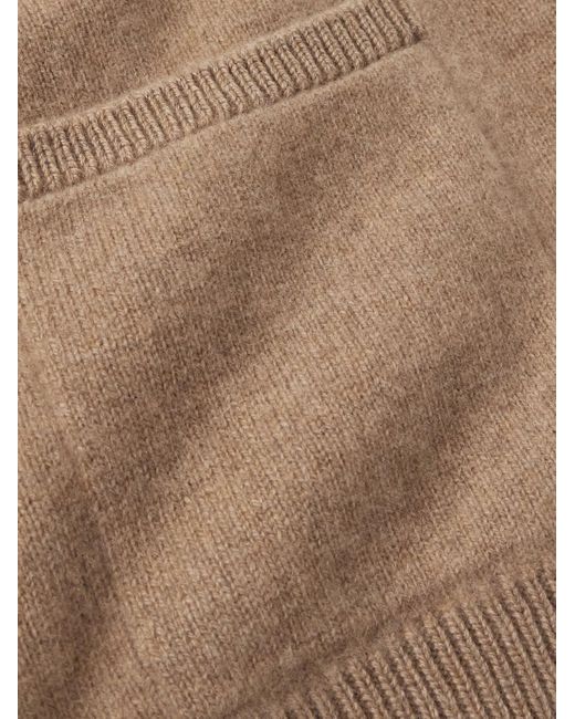 The Elder Statesman Natural Cashmere Cardigan for men