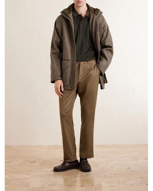 James Purdey & Sons Natural Straight-Leg Stretch-Lyocell Twill Chinos for men