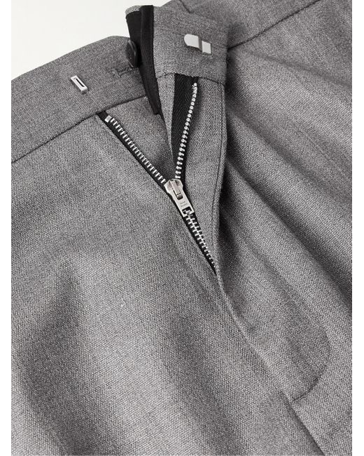 Acne Philly schmal und gerade geschnittene Hose aus Webstoff in Gray für Herren