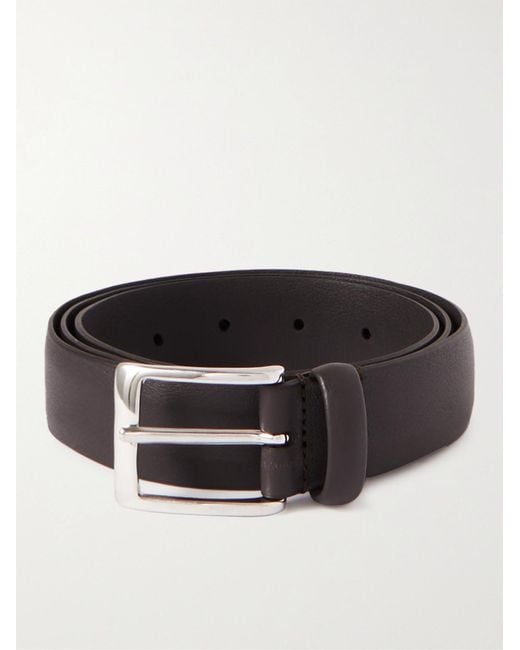 Andersons 3cm Leather Belt in Black für Herren