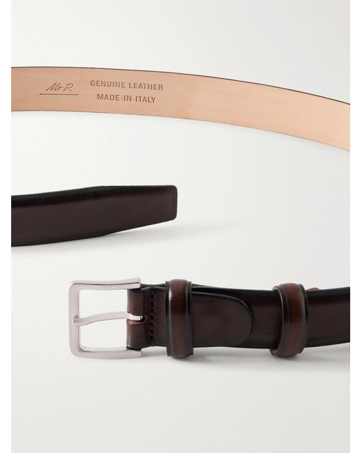 Mr P. Brown 3Cm Leather Belt for men