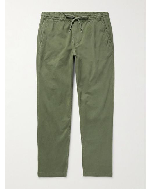 Polo Ralph Lauren Green Prepster Tapered Cotton-blend Twill Drawstring Trousers for men