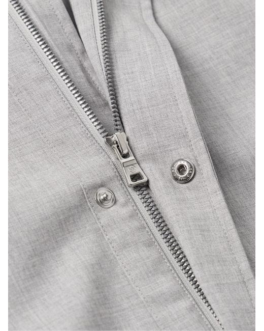 Peter Millar Gray Excursionist Lite Wool Jacket for men
