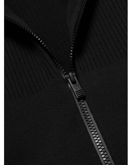 Fusalp Black Cyrion Double-Faced Wool-Blend Zip-Up Cardigan for men
