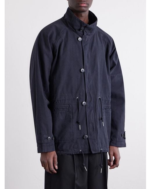 mfpen Blue Terrain Cotton Jacket for men