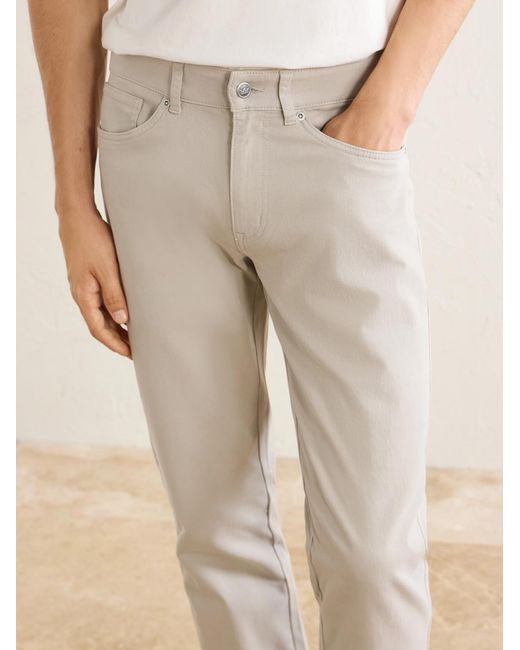 Peter Millar Natural Crown Straight-leg Cotton-canvas Trousers for men