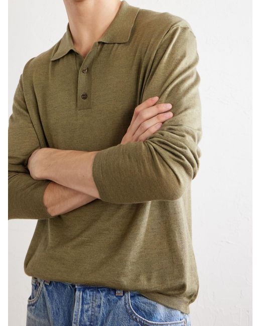 Saint Laurent Green Cashmere for men