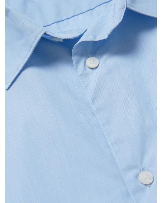 FRAME Blue Cotton Shirt for men