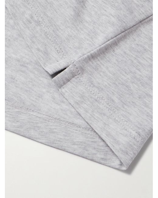 Brunello Cucinelli White Cotton-Jersey T-Shirt for men