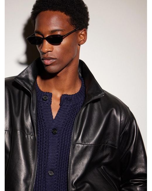 Saint Laurent Black Sl 934 Mia Square-frame Metal Sunglasses for men