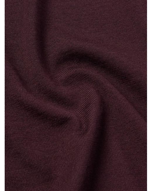 Massimo Alba Purple Scirocco Cashmere Sweater for men