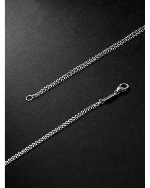 Suzanne Kalan Black 18-Karat Diamond Necklace for men