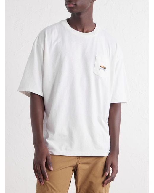 Polo Ralph Lauren White Logo-Print Cotton-Jersey T-Shirt for men
