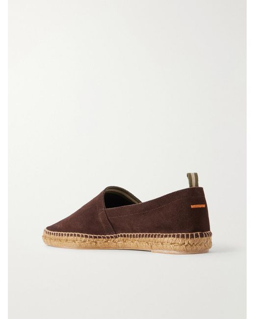 Castaner Brown Pablo Suede Espadrilles for men
