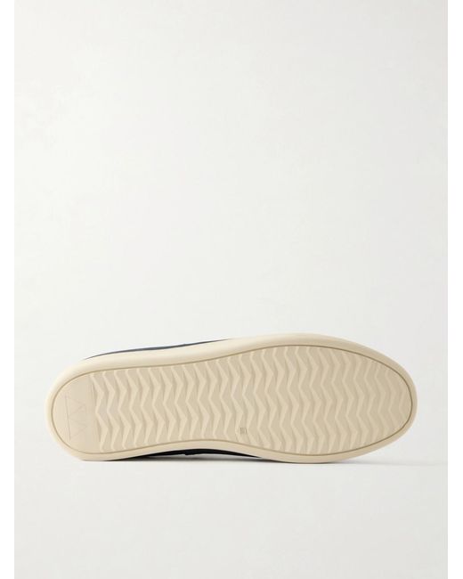 Mulo Blue Nubuck Sneakers for men