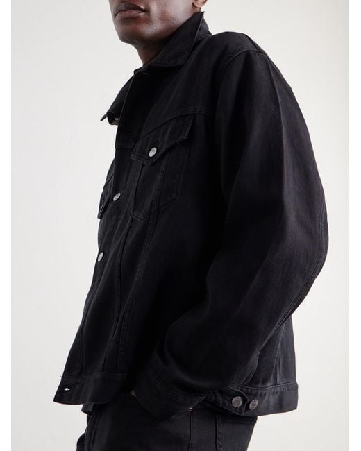 A.PRESSE Blue Cotton And Silk-blend Piqué Jacket for men