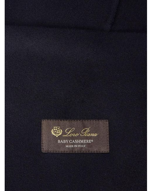 Loro Piana Blue Paolo Double-faced Baby Cashmere Blazer for men
