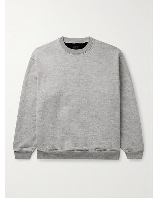 Kapital Gray Patchwork Cotton-Blend Jersey Sweatshirt for men