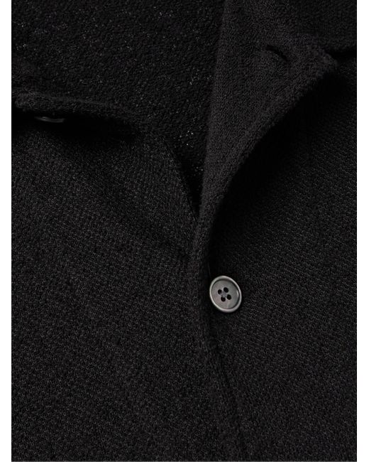 Our Legacy Black Bouclé Shirt for men