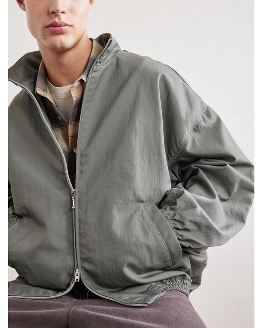 Agolde Gray Shell Blouson Jacket for men