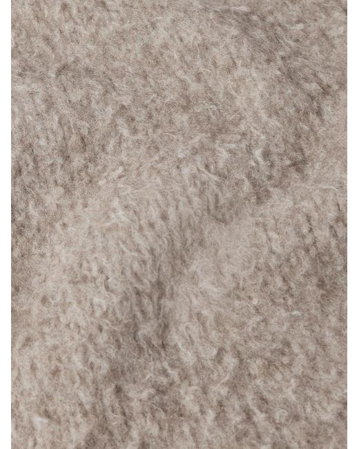 Céline Brown Brushed Wool And Yak-blend Sweater for men