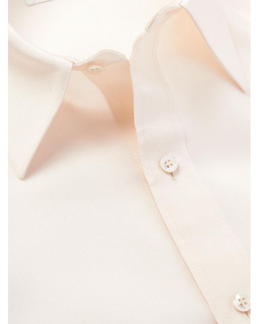 Saint Laurent Natural Faille Shirt for men