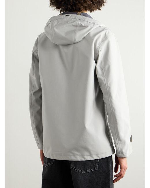 Herno Gray Shell Hooded Jacket for men