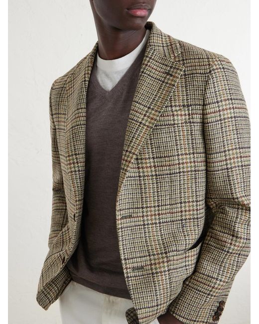 N.Peal Cashmere Gray Conduit Cashmere And Silk-Blend Sweater for men