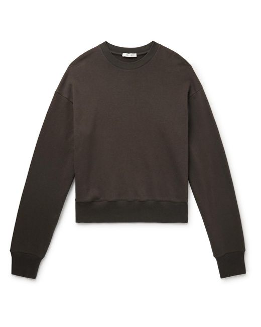 The Row Black Saston Cotton And Cashmere-Blend Jersey Sweatshirt for men