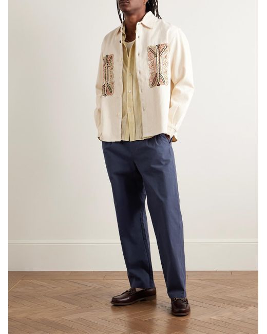 Pantaloni A Gamba Dritta di Corridor NYC in Blue da Uomo