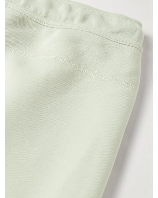 Nike Blue Tapered Logo-print Cotton-blend Tech Fleece Sweatpants for men