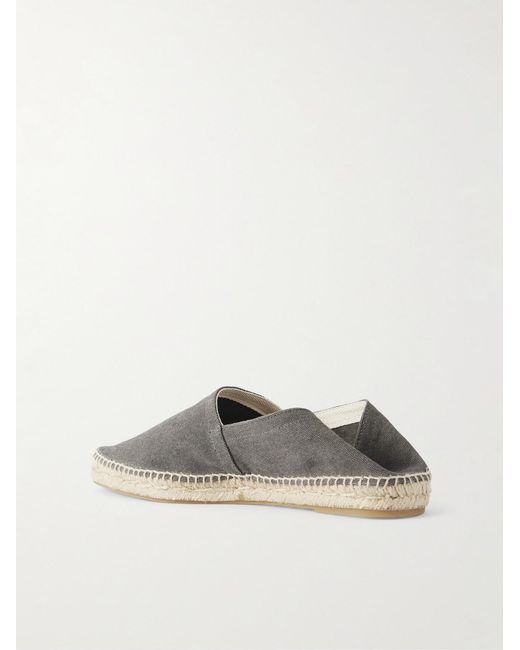 Castaner Gray Pablo Canvas Espadrilles for men