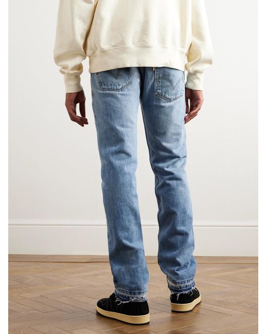 GALLERY DEPT. Blue Straight-Leg Distressed Jeans for men