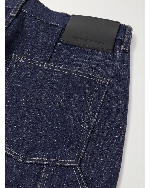 Rick Owens Blue Wide-leg Double-knee Jeans for men