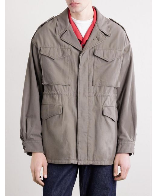 Visvim Brown Achse Cotton-blend Field Jacket for men
