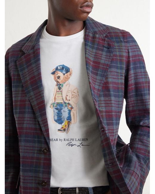 Polo Ralph Lauren White Logo-Print Cotton-Jersey T-Shirt for men