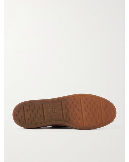 Officine Creative Brown Halo 001 Deerskin Sneakers for men