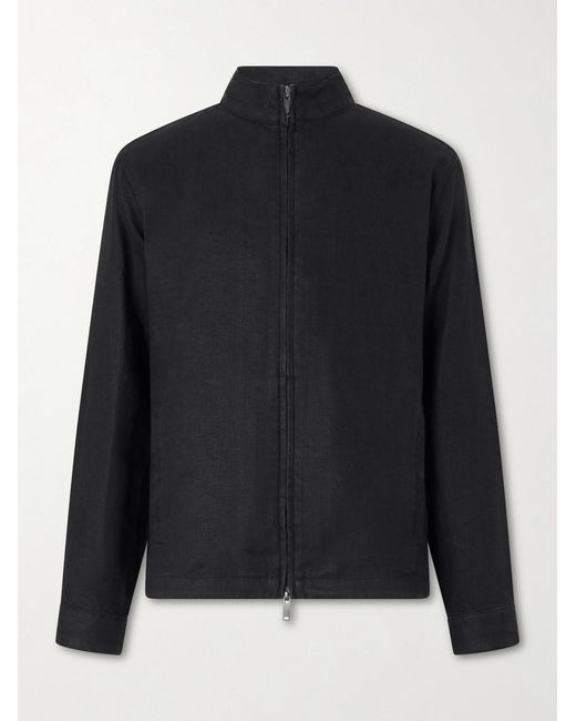 Onia Black Linen Jacket for men