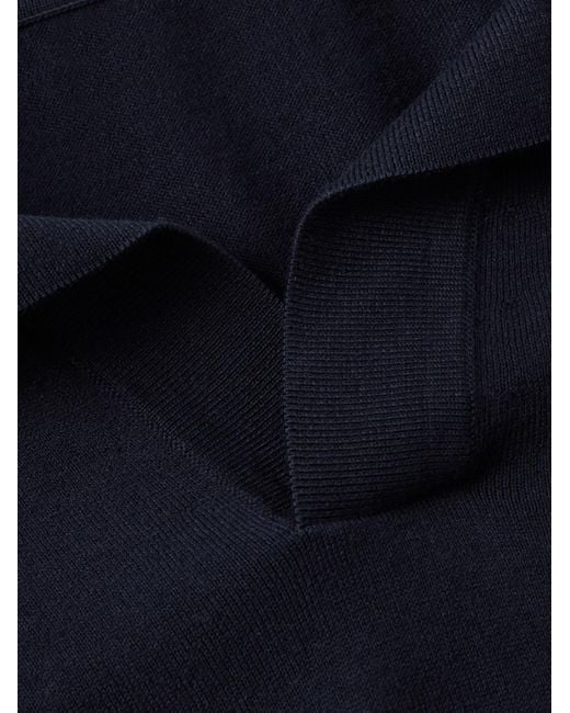 Piacenza 1733 Blue Cotton Polo Shirt for men