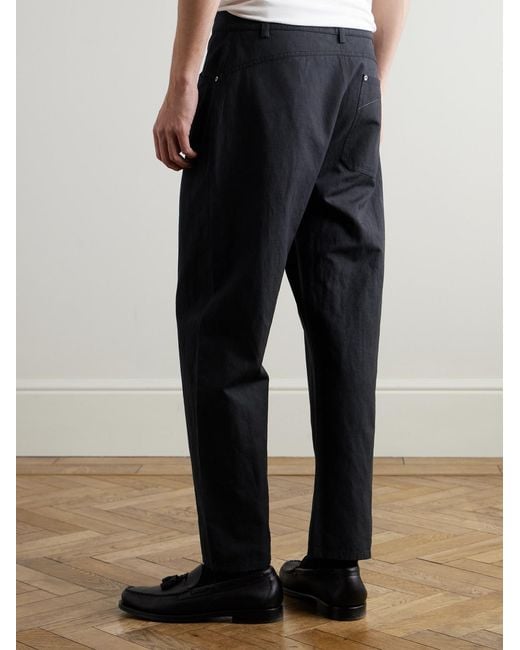 Folk Blue Barrel-Leg Jeans for men
