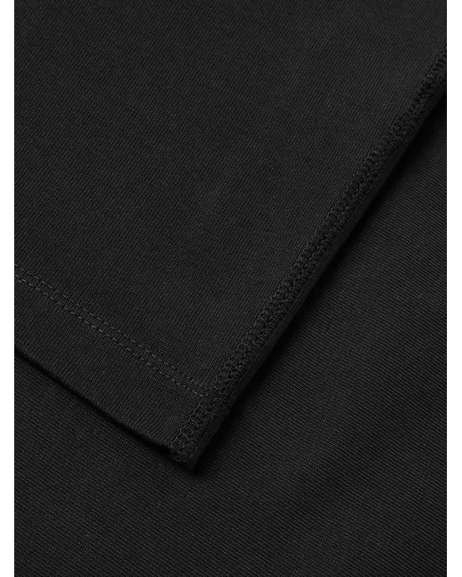 Drake's Black Hiking Slim-Fit Cotton-Jersey T-Shirt for men