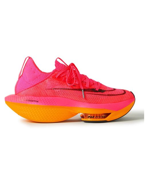 Nike Pink Air Zoom Alphafly Next% 2 Atomknit Running Sneakers for men