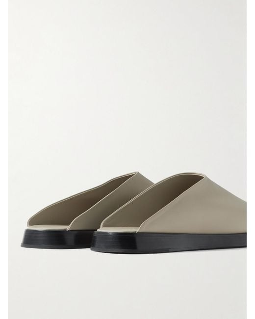 Fear Of God Brown Leather Mules for men