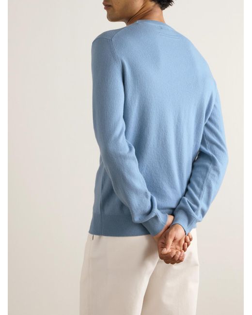 Zegna Blue Oasi Cashmere Sweater for men