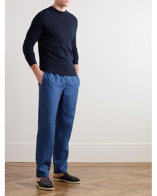 Loro Piana Blue Slim-Fit Baby Cashmere Sweater for men