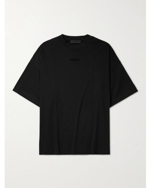 Fear Of God Black Essentials T-Shirt Jet for men
