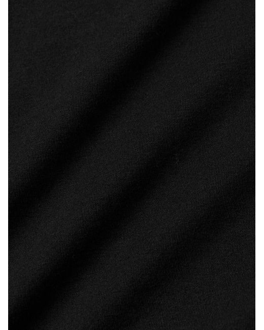 James Perse Black Lotus Brushed Cotton-jersey T-shirt for men
